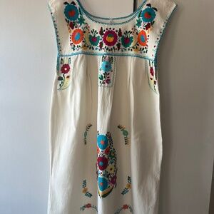 Authentic Mexican dress with Hand Embroidery
